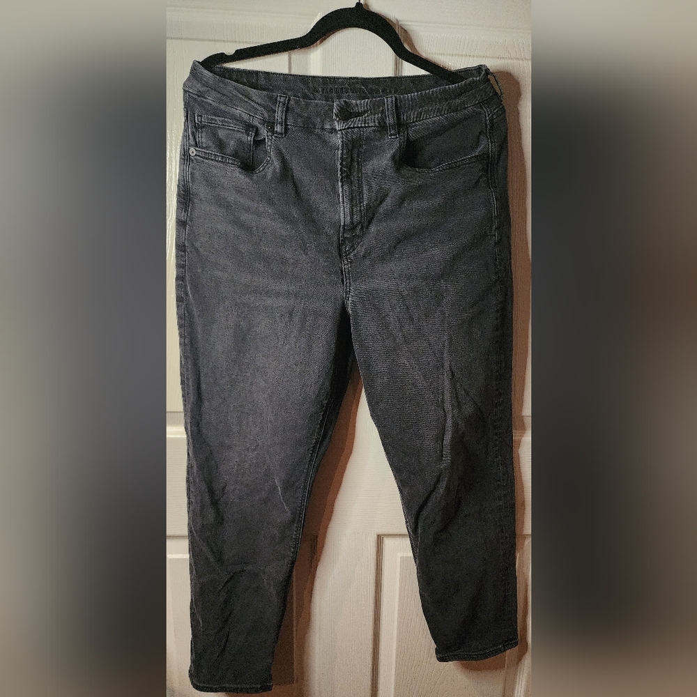 American Eagle Outfitters Black Straight Leg Jeans